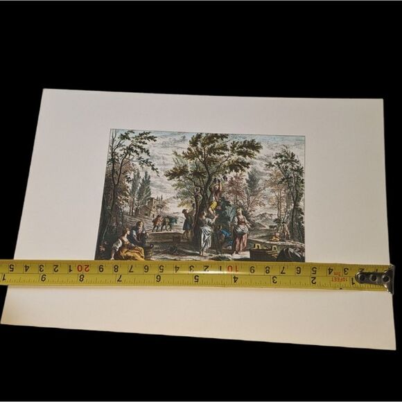 ‎Giuseppe Zocchi vintage lithograph print Settembre - Picture 3 of 8